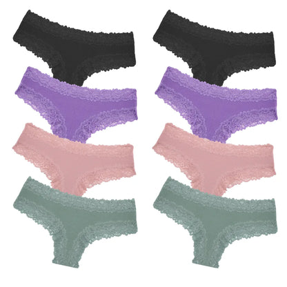 CottonLace Panties - Lace Brazilian [Buy 4 and get 8]