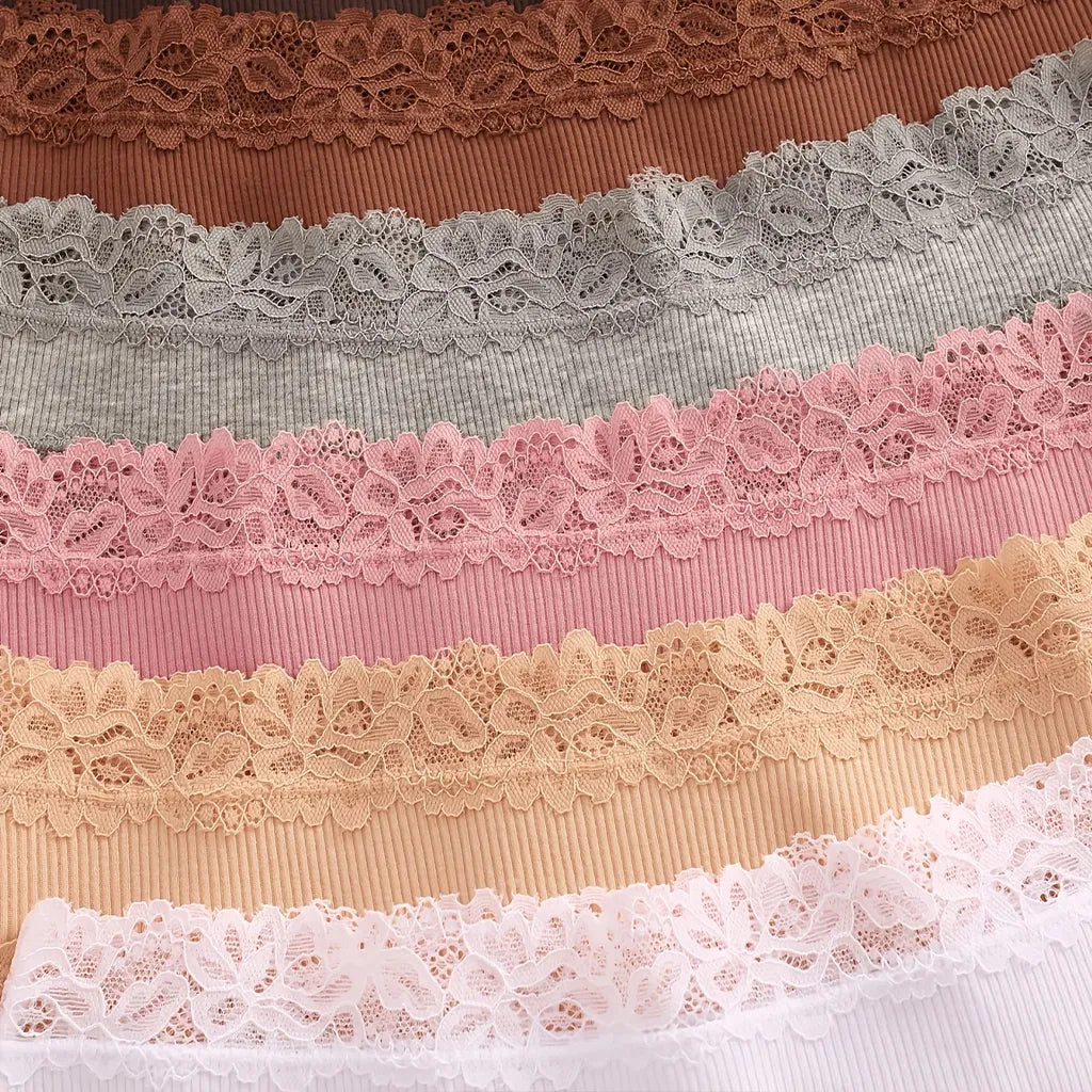 CottonLace Panties - Lace Brazilian [Buy 4 and get 8]