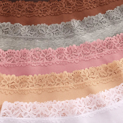 CottonLace Panties - Lace Brazilian [Buy 4 and get 8]