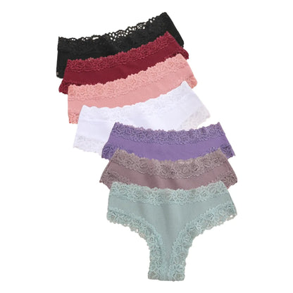 CottonLace Panties - Lace Brazilian [Buy 4 and get 8]